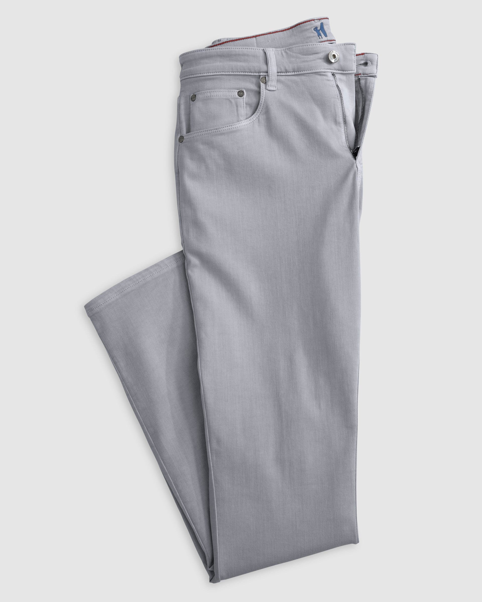 johnnie-O Newport 5-Pocket Cotton Pants Mens Quarry Size 36x32