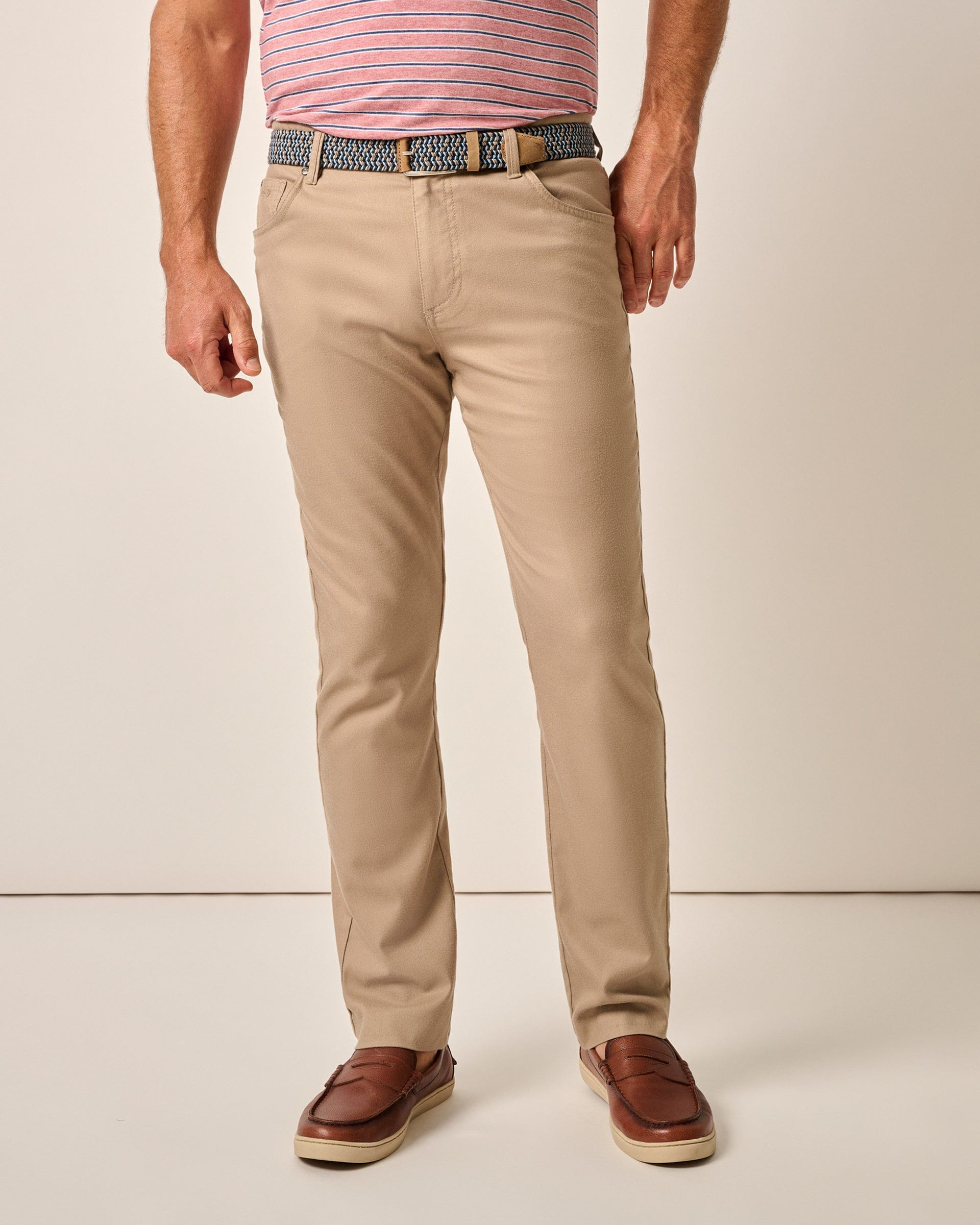 johnnie-O Newport 5-Pocket Cotton Pants Mens Khaki Size 36x30 (7852963) |  eBay